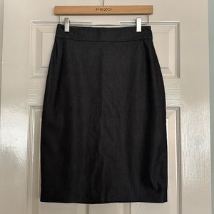 T Tahari Dark Grey Pencil Skirt - Size 6